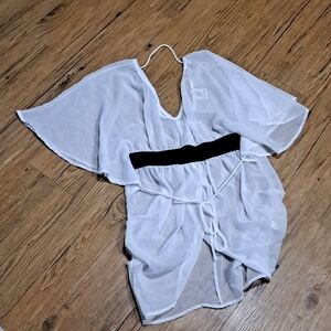 Sheer White Double Zero top